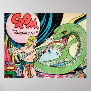 Crom's de Barbaarse Kunst drukken #1 Poster