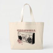 Cromwell Boombox logo Grote Tote Bag (Voorkant)