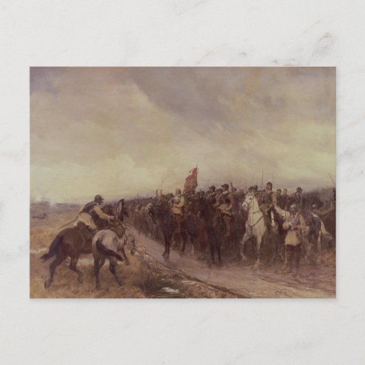 Cromwell in Dunbar, 1650 Briefkaart (Voorkant)