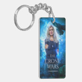 Crone draden Acrylische Sleutelhanger (dubbelzijdi (Voorkant Links)