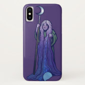 Crone Moon Goddess Pagan Art Wiccan MoonChild Case-Mate iPhone Case (Achterkant)