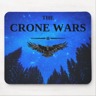 Crone Wars mousepad - crow in vlucht Muismat