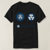 Cronos cryptocurrency - Crypto.com Coin Cronos CRO T-shirt (Design voorkant)