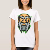Cronos Greek God Gray Beard T-Shirt (Voorkant)