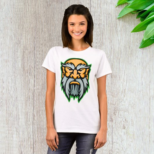 Cronos Greek God Gray Beard T-Shirt