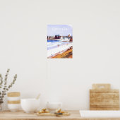 Cronulla Sydney beachside Summer-reisdruk Poster (Keuken)