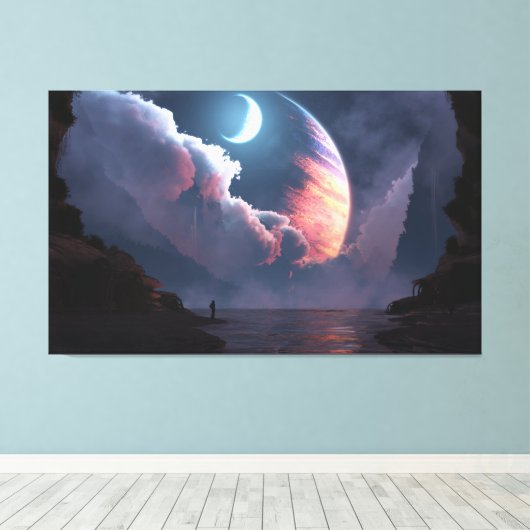 Cronus Rising Canvas Afdruk (Insitu (Houten vloer))