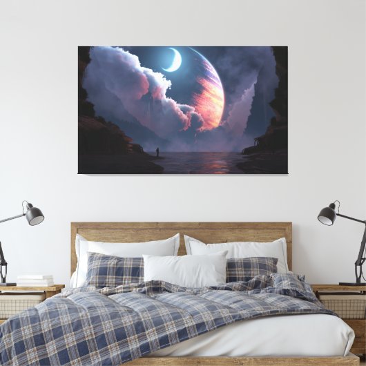Cronus Rising Canvas Afdruk (Insitu (Slaapkamer))