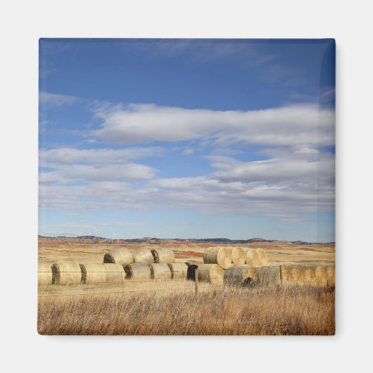 Crook County, Hay Bales Magneet (Voorkant)