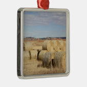 Crook County, Hay Bales Metalen Ornament (Rechts)