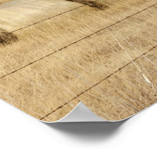 Crook County, Hay Bales Poster (Hoek)