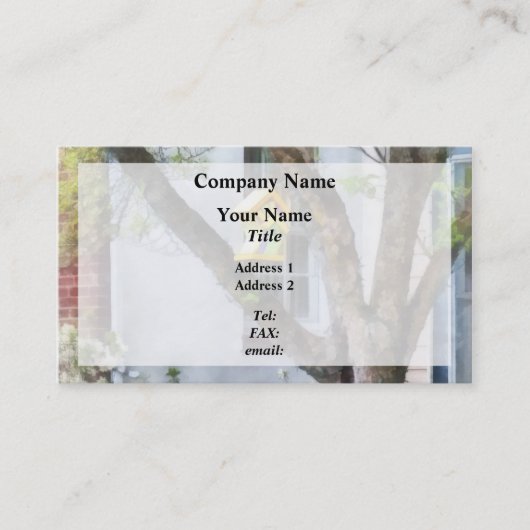 Crooked Bird House Visitekaartje (Voorkant)