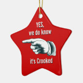Crooked Christmas Tree Gift Ornament (Links)