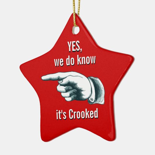 Crooked Christmas Tree Gift Ornament (Links)