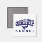 Crooked Creek Kennel Fridge Magnet (Voorkant / Achterkant)