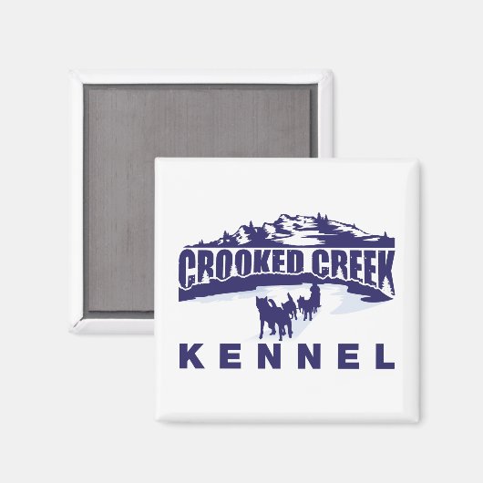 Crooked Creek Kennel Fridge Magnet (Voorkant / Achterkant)