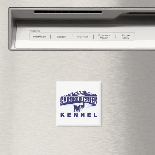 Crooked Creek Kennel Fridge Magnet (Insitu (Vaatwasser))