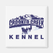 Crooked Creek Kennel Fridge Magnet (Voorkant)
