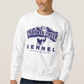 Crooked Creek Kennel Mannen Crewneck Sweatshirt (Voorkant)