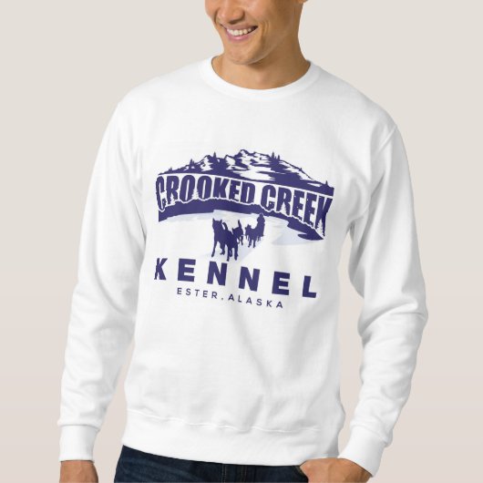 Crooked Creek Kennel Mannen Crewneck Sweatshirt (Voorkant)