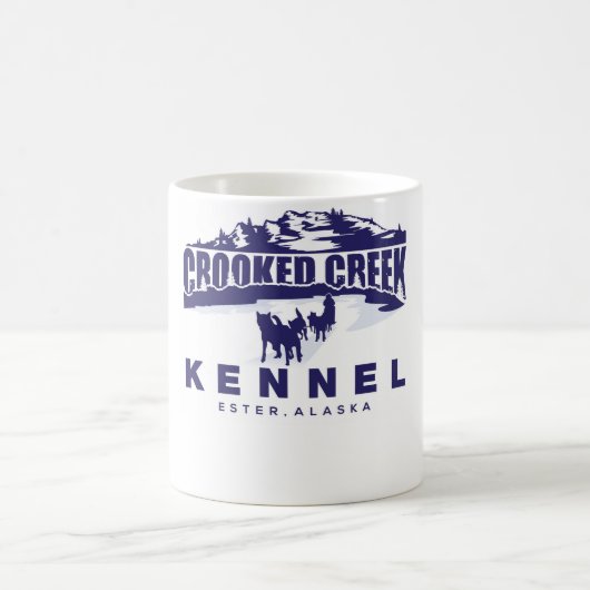 Crooked Creek Kennel Mannen Crewneck Sweatshirt Koffiemok (Center)