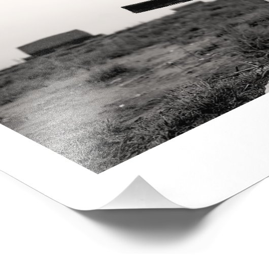 Crooked Cross Foto Afdrukken (Hoek)