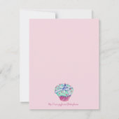 Crooked Cupcake Birthday Party Invitation Kaart (Achterkant)