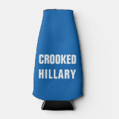 Crooked Hillary Clinton Flesjeskoeler (Voorkant)
