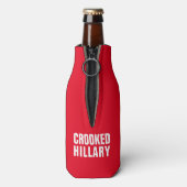 Crooked Hillary Clinton Flesjeskoeler (Fles Achterkant)