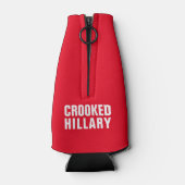 Crooked Hillary Clinton Flesjeskoeler (Achterkant)
