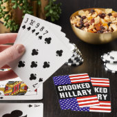 Crooked Hillary Clinton Pokerkaarten (Insitu)