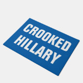 Crooked Hillary Elections 2016 Deurmat (Schuin)