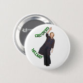 Crooked Hillary Ronde Button 5,7 Cm (Voorkant /achterkant)