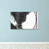 Crooked River Bridge in Central Oregon Photograp Canvas Afdruk (Insitu (Houten vloer))