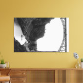 Crooked River Bridge in Central Oregon Photograp Canvas Afdruk (Insitu (Woonkamer))