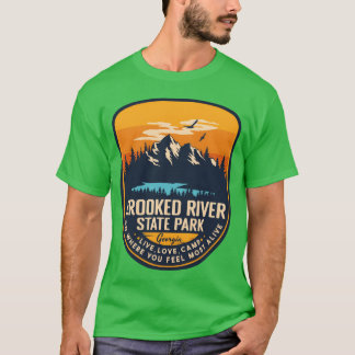 Crooked River State Park Georgia Camping Vintage f T-shirt