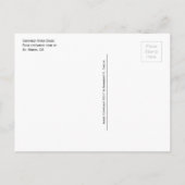 Crooked River State Park Ingangsteken, Georgia Briefkaart (Achterkant)