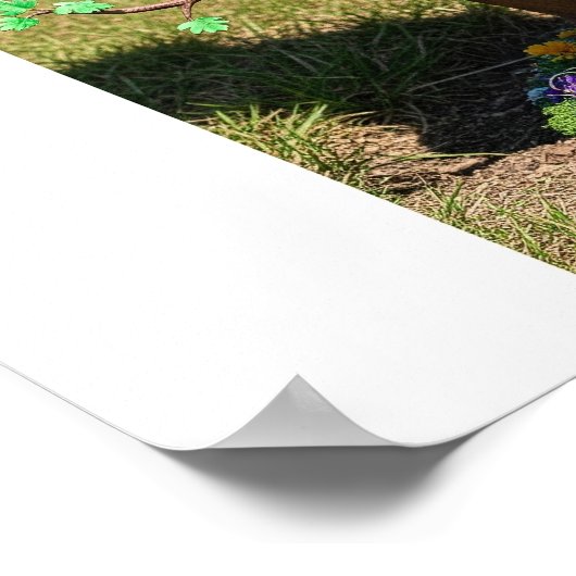 Crooked Tree Birdhouse Poster (Hoek)