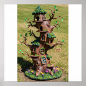 Crooked Tree Birdhouse Poster (Voorkant)
