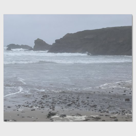 Crooklets strand cadeaupapier (Vlak)