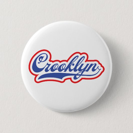 Crooklyn, New York City Ronde Button 5,7 Cm (Voorkant)