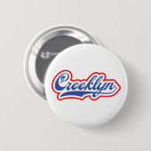Crooklyn, New York City Ronde Button 5,7 Cm (Voorkant /achterkant)