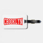 CROOKLYN, NYC BAGAGELABEL (Achterkant horizontaal)