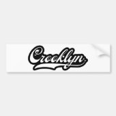 Crooklyn, NYC Bumpersticker (Voorkant)