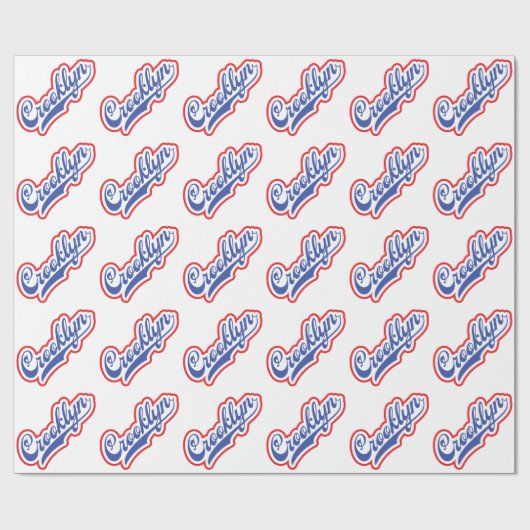 Crooklyn, NYC Cadeaupapier (Vlak)