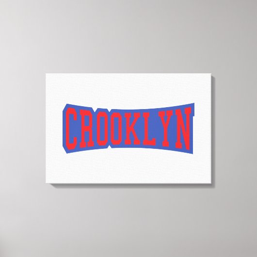 CROOKLYN, NYC CANVAS AFDRUK (Voorkant)