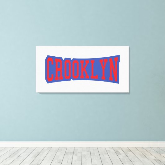 CROOKLYN, NYC CANVAS AFDRUK (Insitu (Houten vloer))