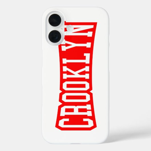 CROOKLYN, NYC Case-Mate iPhone CASE (Achterkant)