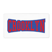 CROOKLYN, NYC ETIKET (Voorkant)