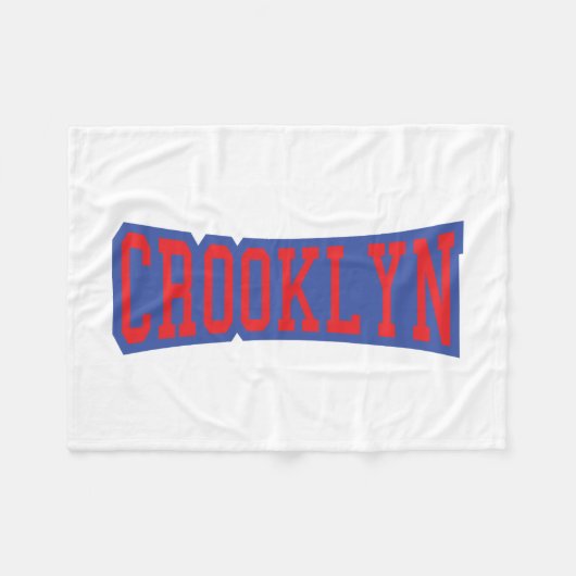CROOKLYN, NYC FLEECE DEKEN (Voorkant (Horizontaal))